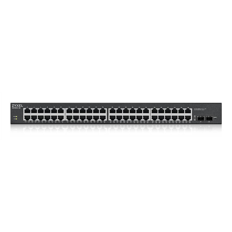 Zyxel GS1900-48HPv2 Gestionado L2 Gigabit Ethernet (10 100 1000) Energía sobre Ethernet (PoE) Negro