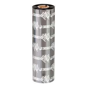 2300 Wax cinta térmica 300 m Negro