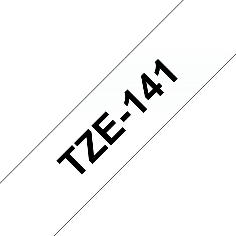Brother TZE-141 cinta para impresora de etiquetas Negro sobre transparente Brother TZE-141 cinta para impresora de etiquetas Negro sobre transparente