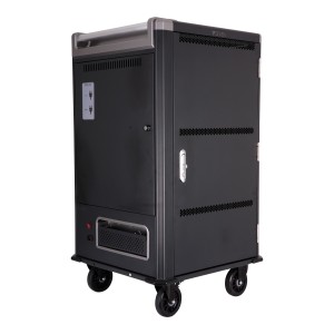 V7 Armario de carga para 30 dispositivos  proteja, almacene y cargue Chromebooks, portátiles y tabletas (toma de corriente