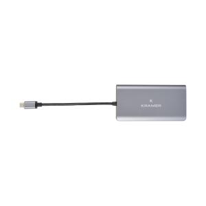 KDock-3 Alámbrico USB 3.2 Gen 1 (3.1 Gen 1) Type-C Negro, Plata