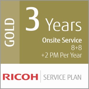 Ricoh Plan de Servicio Oro a 3 años (Producción de Volumen Medio)