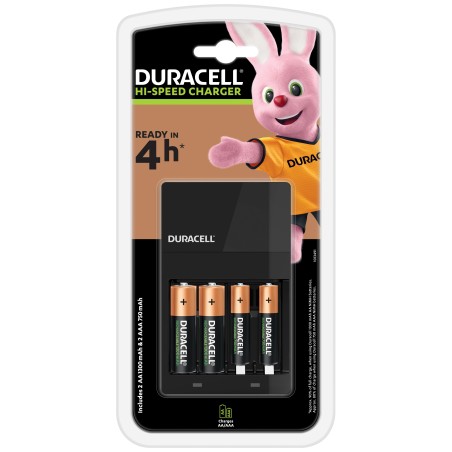 Duracell CEF14 cargador de batería Pilas de uso doméstico Corriente alterna