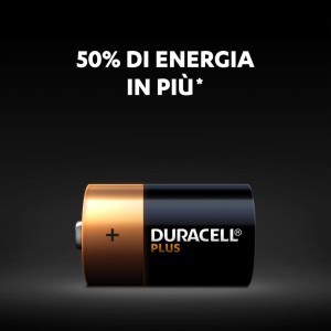 Duracell Plus Batería de un solo uso D Alcalino