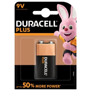 Duracell Plus Batería de un solo uso 9V Alcalino