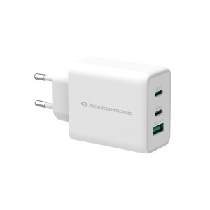 Conceptronic ALTHEA12W cargador de dispositivo móvil Universal Blanco Corriente alterna Carga rápida Interior