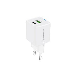 Conceptronic ALTHEA15W cargador de dispositivo móvil Universal Blanco Corriente alterna Carga rápida Interior