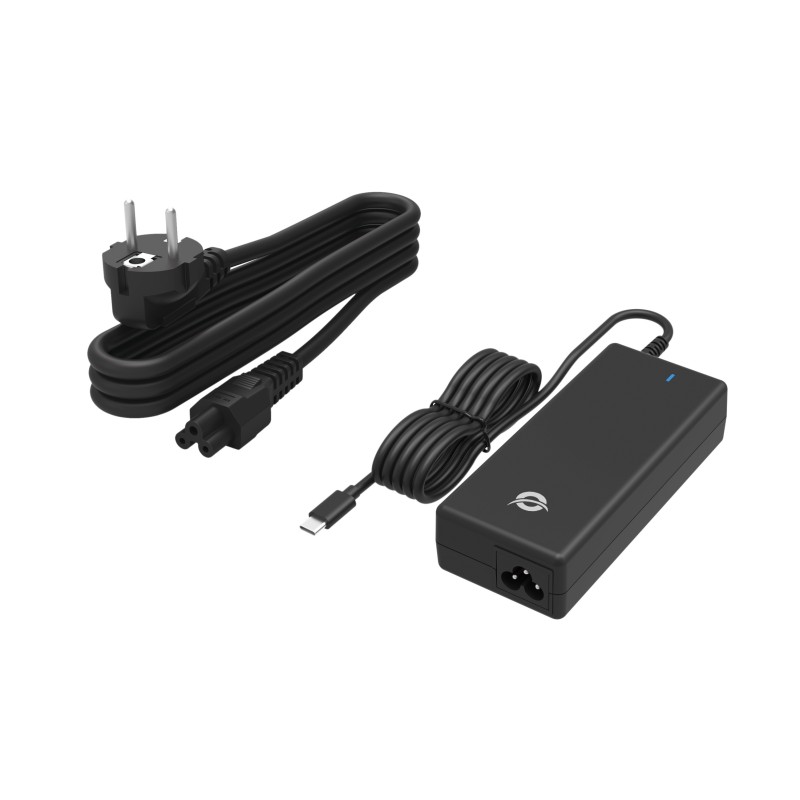 Conceptronic OZUL03BE adaptador e inversor de corriente Interior 100 W Negro