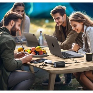Conceptronic OZUL06BE cargador de dispositivo móvil Universal Negro Corriente alterna Carga rápida Interior