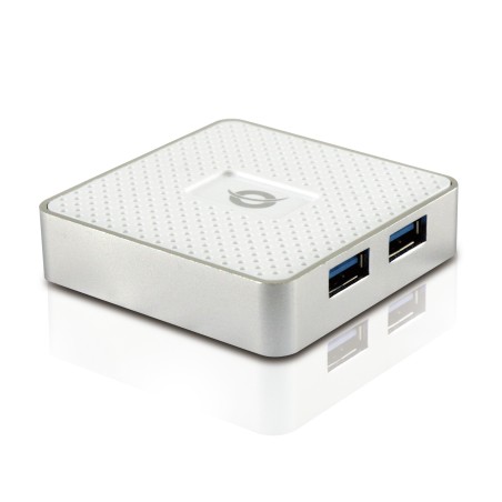 Conceptronic HUBBIES03W USB 3.2 Gen 1 (3.1 Gen 1) Type-A 5000 Mbit s Blanco