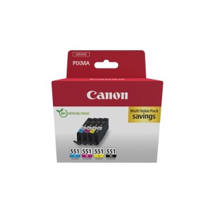 Canon 6509B015 cartucho de tinta 1 pieza(s) Original Negro, Cian, Magenta, Amarillo