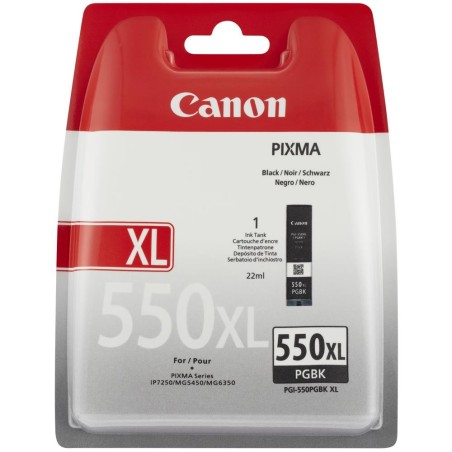 Canon PGI-550XL PGBK w sec cartucho de tinta 1 pieza(s) Original Alto rendimiento (XL)