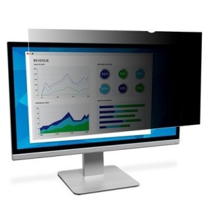 3M PF238W9B filtro para monitor 60,5 cm (23.8") Filtro de privacidad para pantallas sin marco