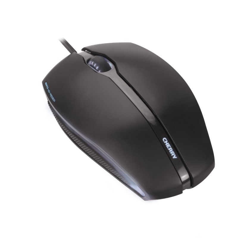 CHERRY Gentix Illuminated ratón Oficina Ambidextro USB tipo A Óptico 1000 DPI