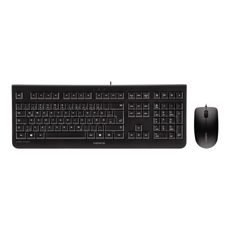 CHERRY DC 2000 teclado Ratón incluido Universal USB Español Negro