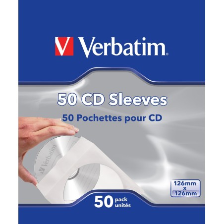 Verbatim Fundas de CD, paq 50