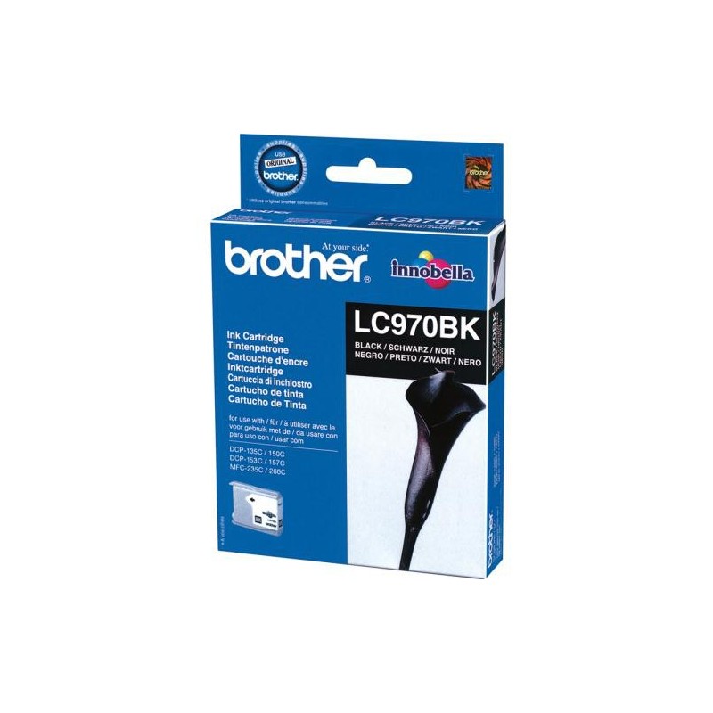 Brother LC-970BKBP cartucho de tinta 1 pieza(s) Original Negro