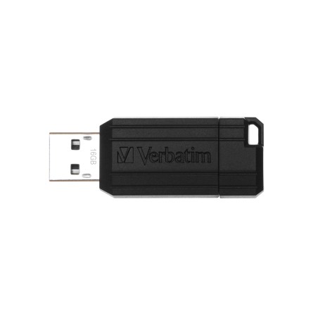 Verbatim PinStripe - Unidad USB de 16 GB - Negro