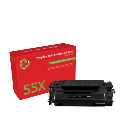 Everyday Tóner ™ Mono remanufacturado de Xerox es compatible con HP 55X (CE255X), High capacity