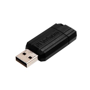 Verbatim PinStripe - Unidad USB de 8 GB - Negro