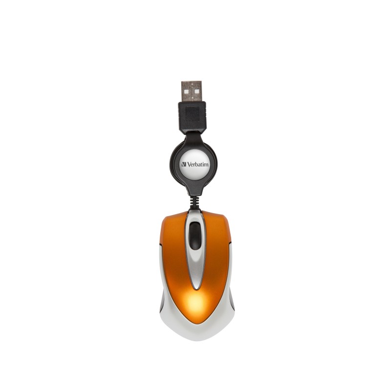 Verbatim Go Mini ratón Oficina USB tipo A Óptico 1000 DPI