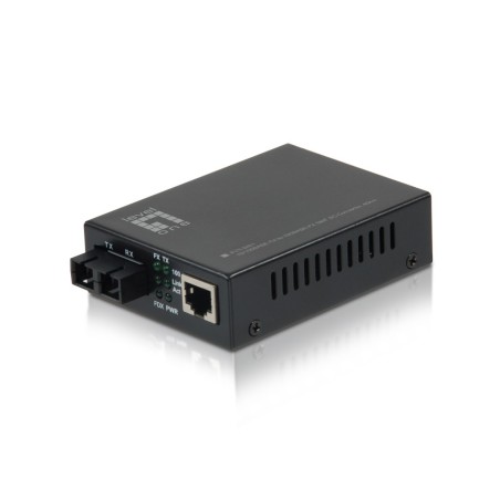 LevelOne FVT-2401 convertidor de medio 100 Mbit s 1310 nm Monomodo Negro
