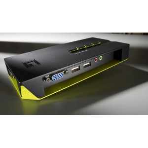 LevelOne Switch KVM de 4 puertos USB con Audio