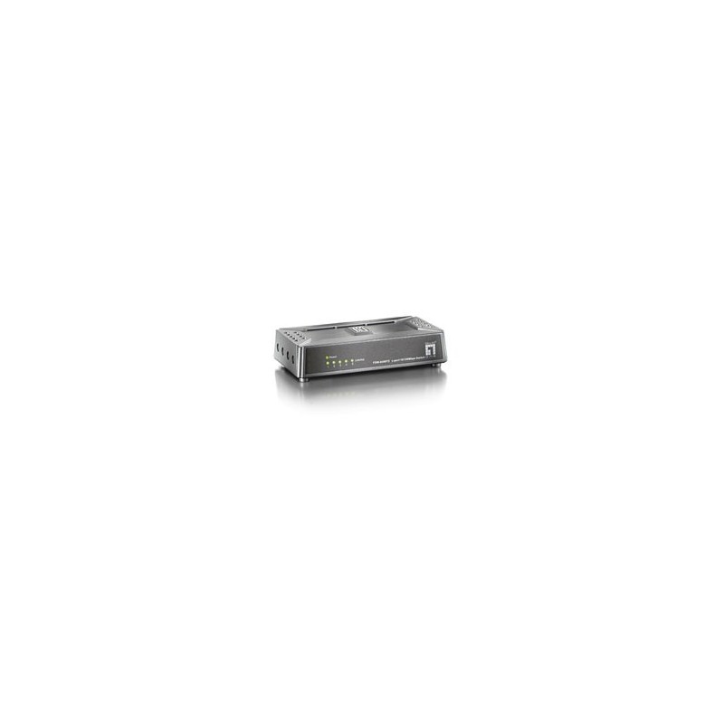 LevelOne Switch Fast Ethernet de 5 puertos