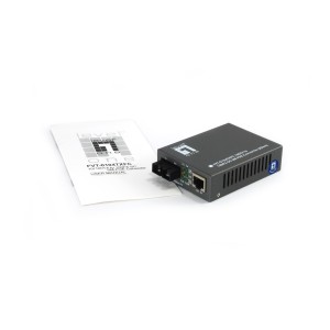 LevelOne Convertidor SC SMF 10 100BASE-TX a 100BASE-FX PoE PD