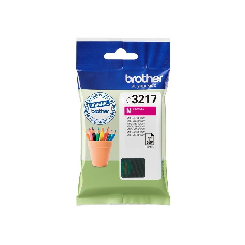 Brother LC-3217M cartucho de tinta 1 pieza(s) Original Magenta