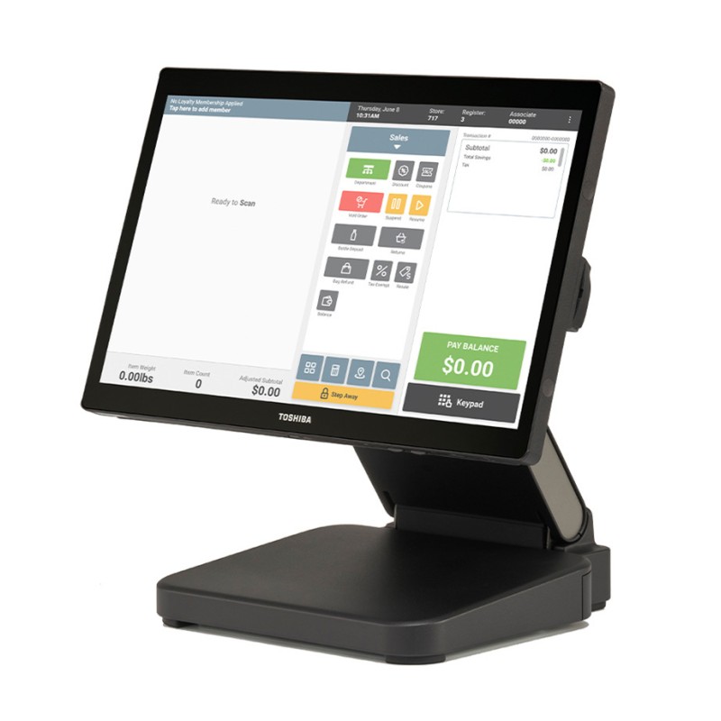 TCX810 i3-1115G4E 2,2 GHz Todo-en-Uno 38,1 cm (15") Pantalla táctil Negro