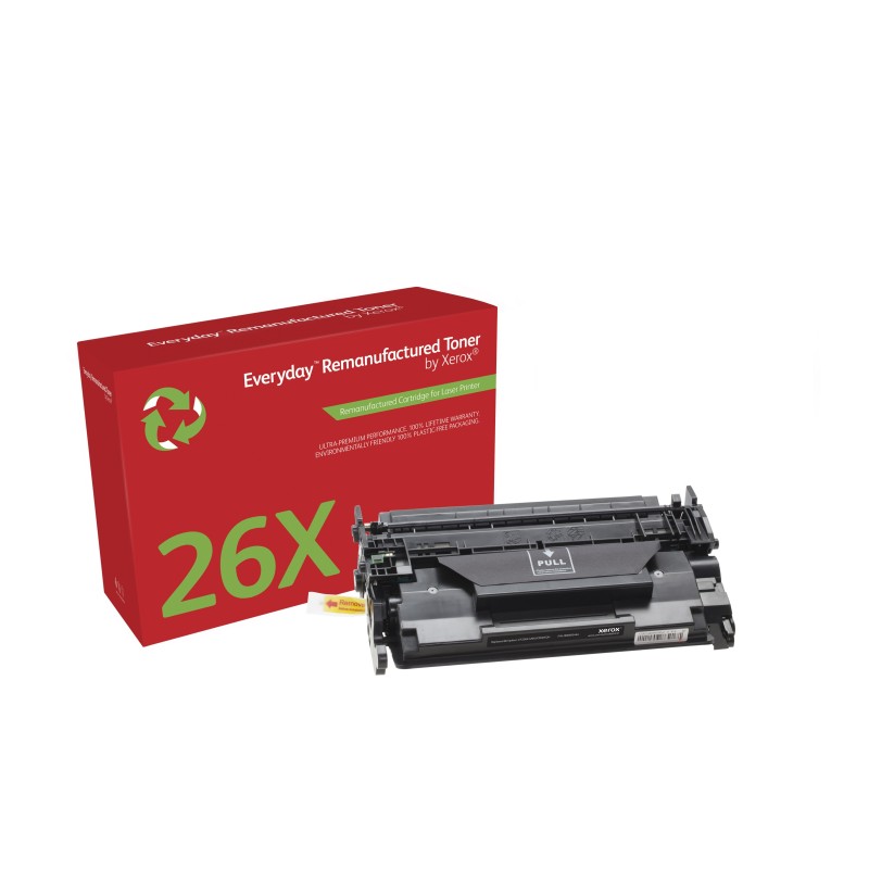 Everyday Tóner ™ Mono remanufacturado de Xerox es compatible con HP 26X (CF226X), High capacity