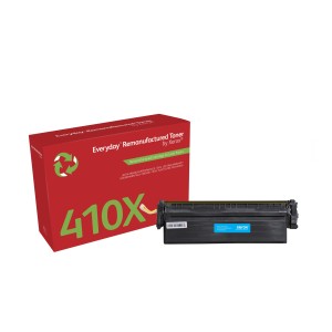 Everyday Tóner ™ Cian remanufacturado de Xerox es compatible con HP 410X (CF411X), High capacity
