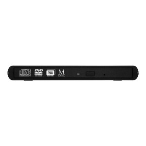 Verbatim Slimline CD DVD unidad de disco óptico DVD-RW Negro