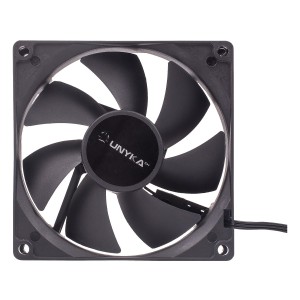 UNYKAch 90 mm Carcasa del ordenador Ventilador 9 cm Negro