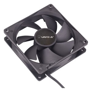 UNYKAch 90 mm Carcasa del ordenador Ventilador 9 cm Negro