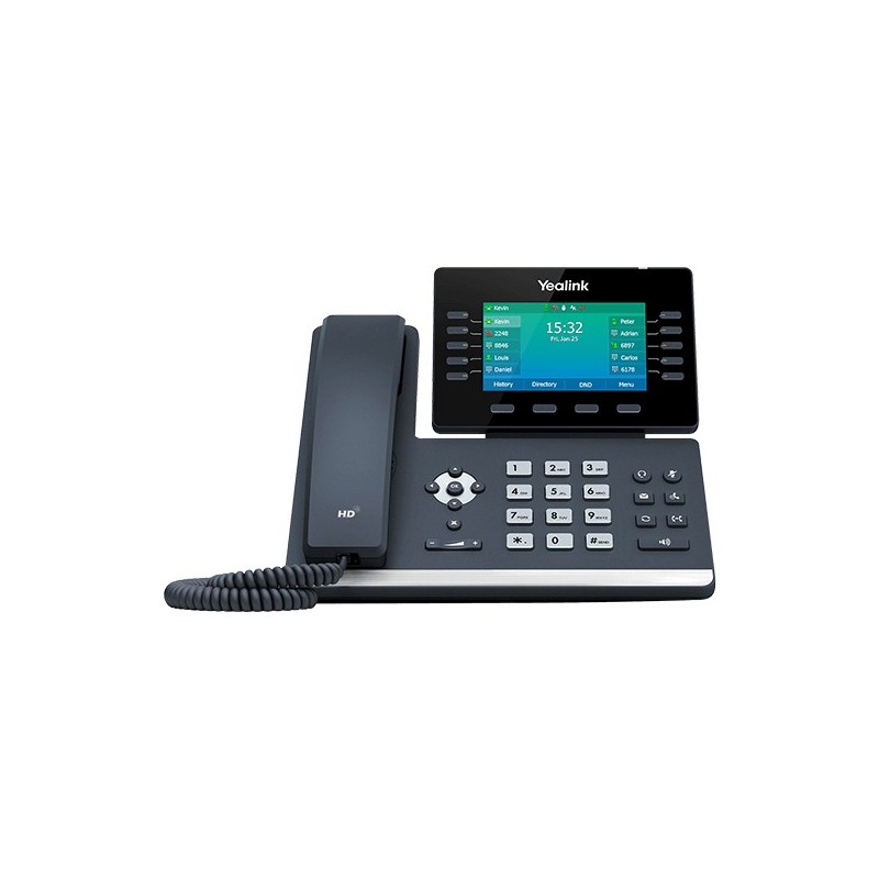Yealink SIP-T54W teléfono IP Negro 10 líneas LCD Wifi