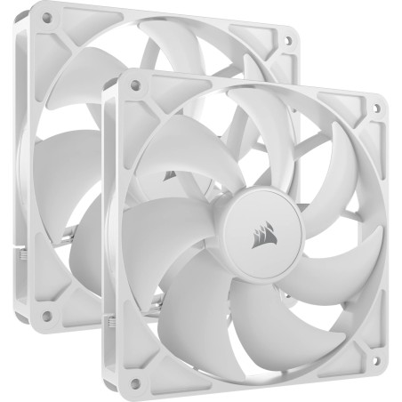 RS140 Carcasa del ordenador Ventilador 14 cm Blanco 2 pieza(s)