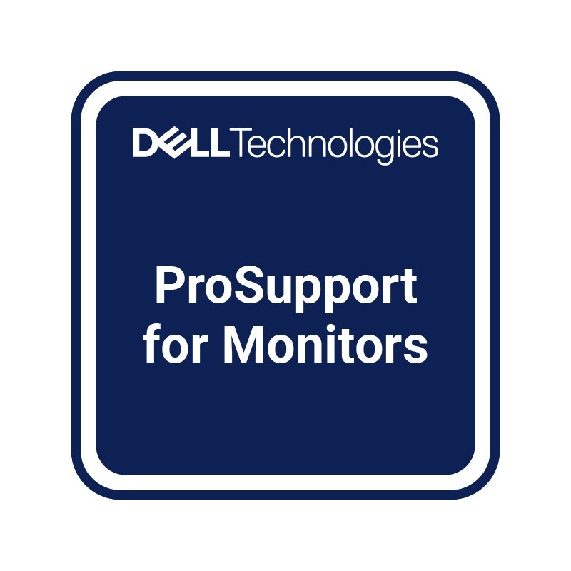 DELL Actualización de 3 años Basic Advanced Exchange a 3 años ProSupport for monitors