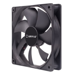 UNYKAch 51800 sistema de refrigeración para ordenador Carcasa del ordenador Ventilador 12 cm Negro