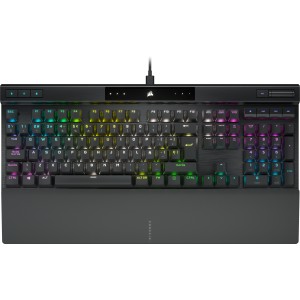 K70 teclado Juego USB QWERTY Español Negro