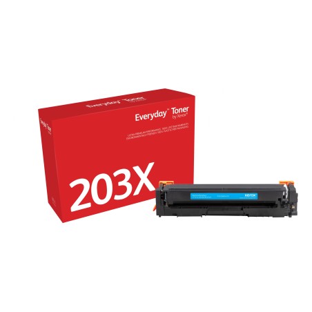 Everyday El tóner ™ Cian de Xerox es compatible con HP 203X (CF541X), High capacity