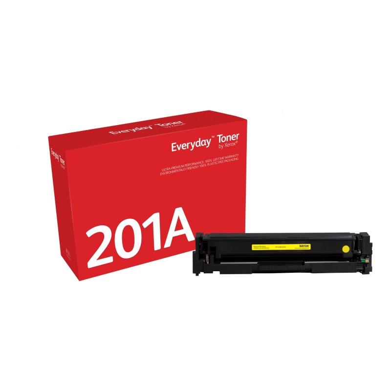 Everyday El tóner ™ Amarillo de Xerox es compatible con HP 201A (CF402A), Capacidad estándar