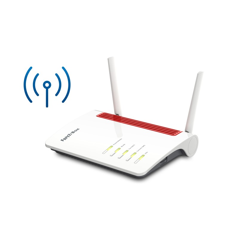 FRITZ!Box 6850 LTE router inalámbrico Gigabit Ethernet Doble banda (2,4 GHz   5 GHz) 4G Blanco