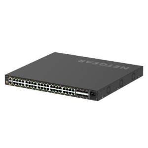 NETGEAR GSM4248P-100EUS switch Gestionado L2 L3 L4 Gigabit Ethernet (10 100 1000) Energía sobre Ethernet (PoE) Negro