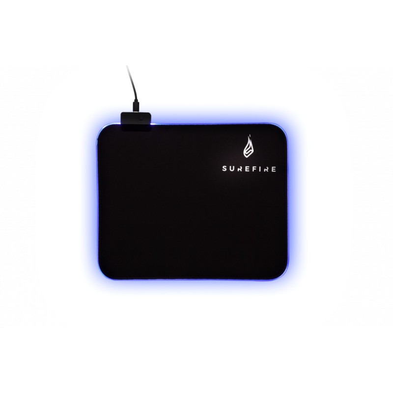 SureFire Silent Flight RGB-320 Alfombrilla de ratón para juegos Negro