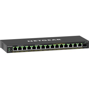 NETGEAR 16-Port High-Power PoE+ Gigabit Ethernet Plus Switch (231W) with 1 SFP port (GS316EPP) Gestionado Gigabit Ethernet