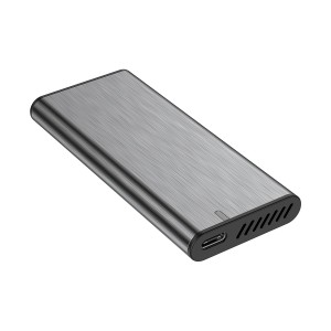 AISENS Caja Externa M.2 (NGFF) ASM2-007GRY SATA A USB3.1 Gen1, Gris