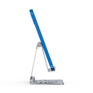 AISENS Soporte De Sobremesa Tamaño M Ajustable (2 Pivotes) Para Movil   Tablet, Plata