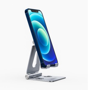 AISENS Soporte De Sobremesa Tamaño M Ajustable (2 Pivotes) Para Movil   Tablet, Plata